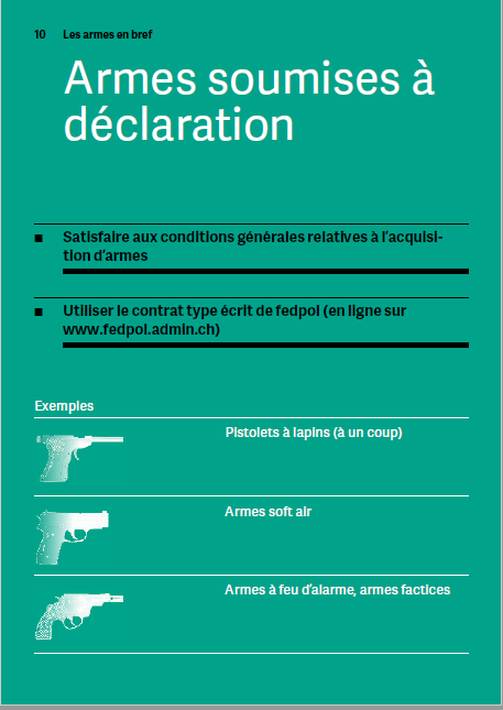 Permis de chasser, port d'arme, déclaration : on a défriché pour