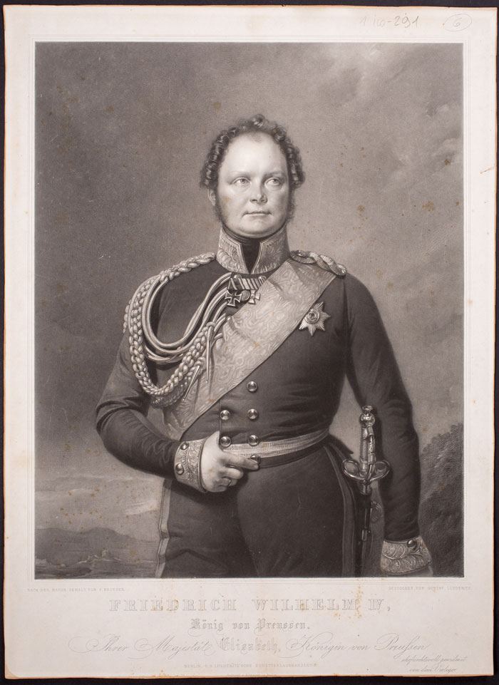 Portrait de Frederic Guillaume (Source: Office des archives de l'État de Neuchâtel)