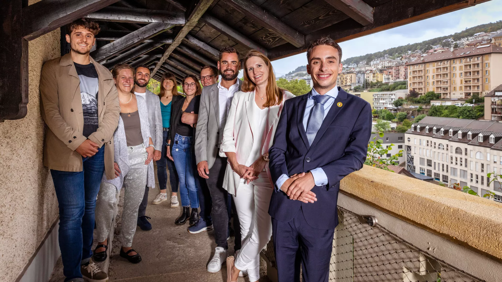 Photo des membres du bureau du Grand Conseil 2025-2026