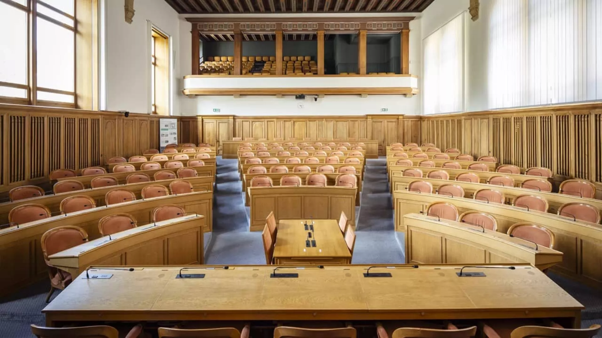 Vue de la salle du Grand Conseil
