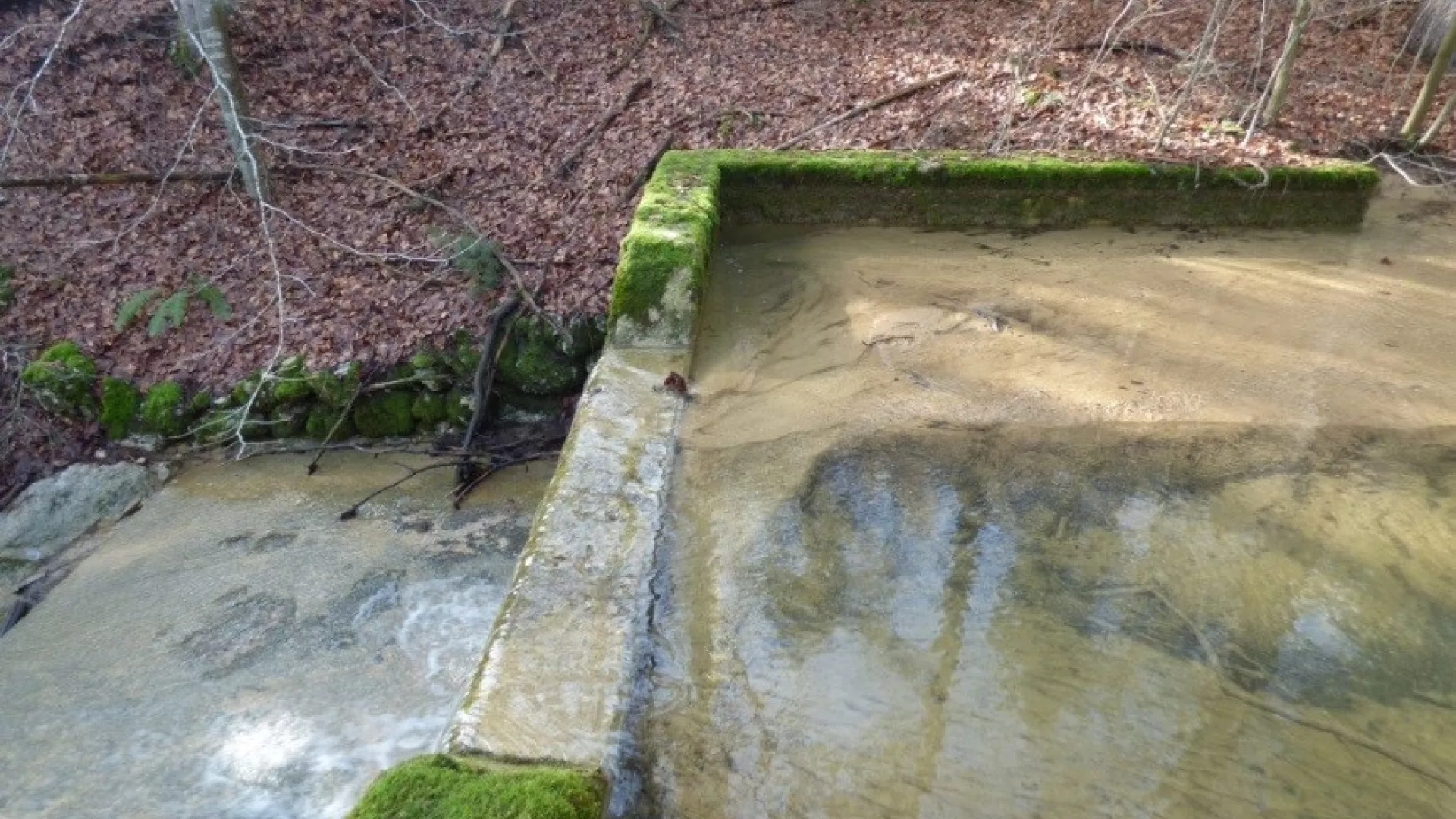 Dessableur sur le Croset, avant curage