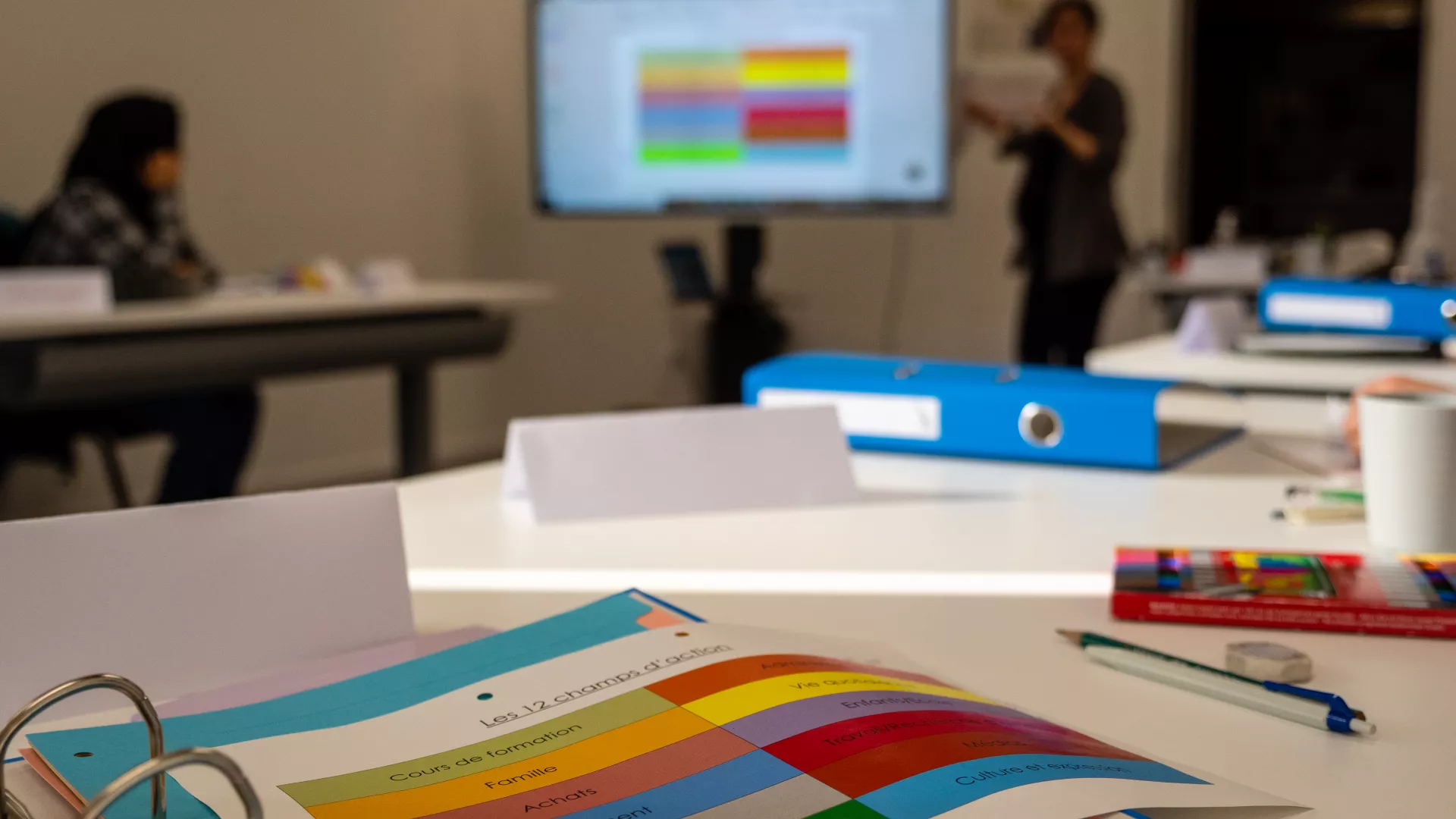 Un cours de français à ESPACE