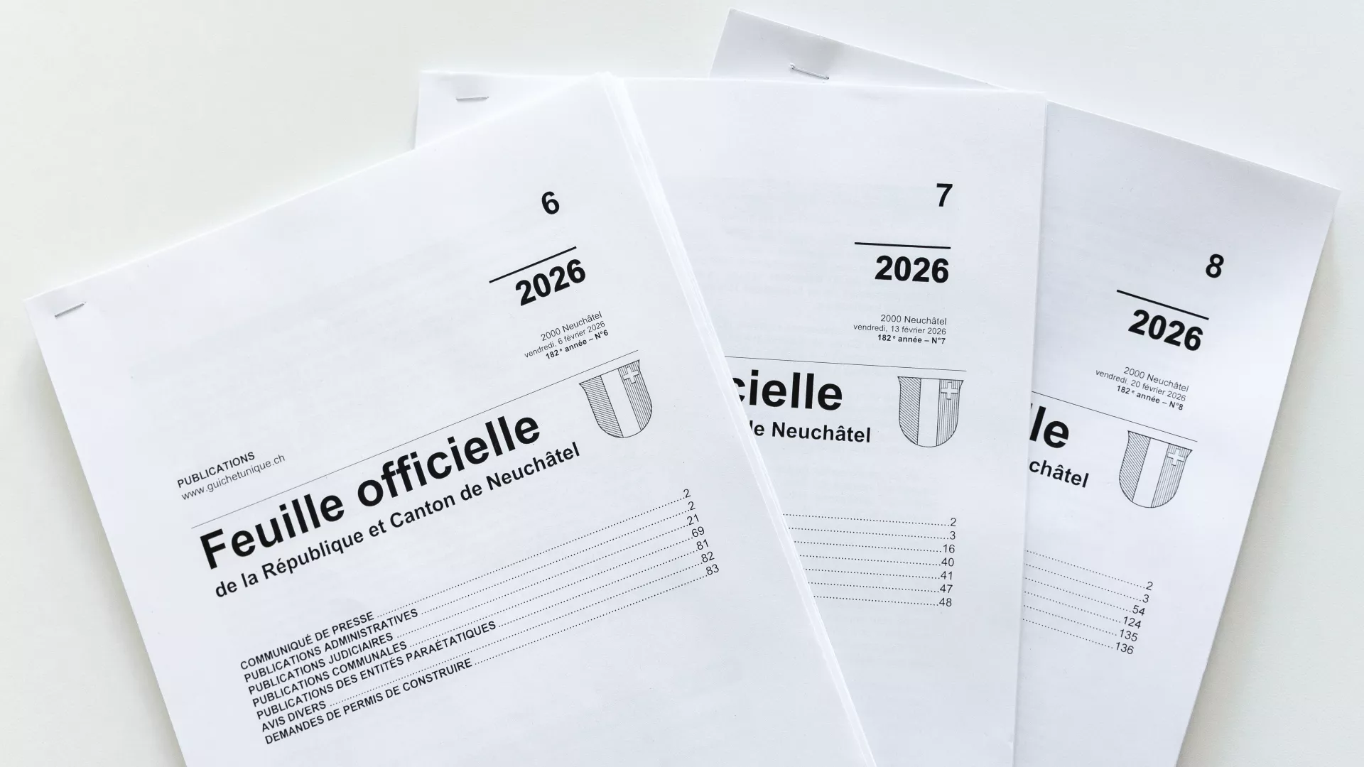 pages de garde feuille officielle