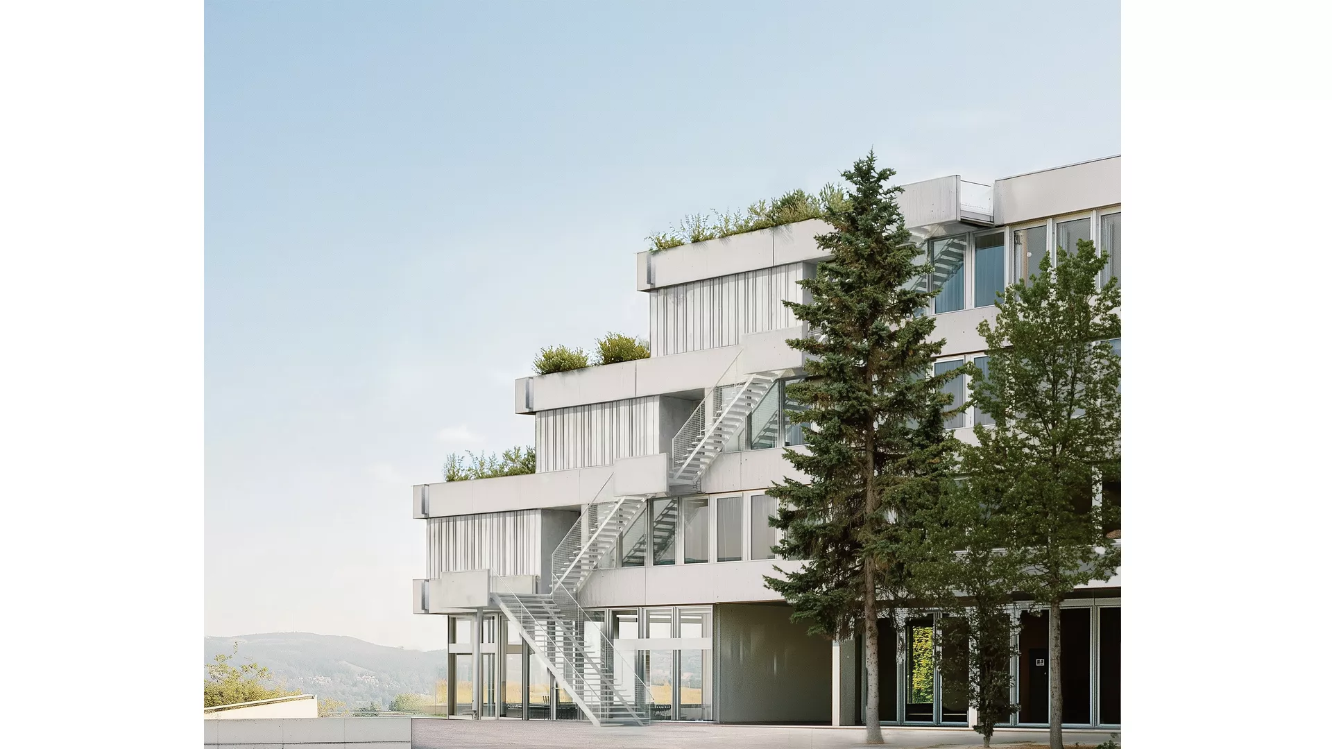 Visualisation du projet lauréat pour l'assainissement du Lycée Blaise-Cendrars