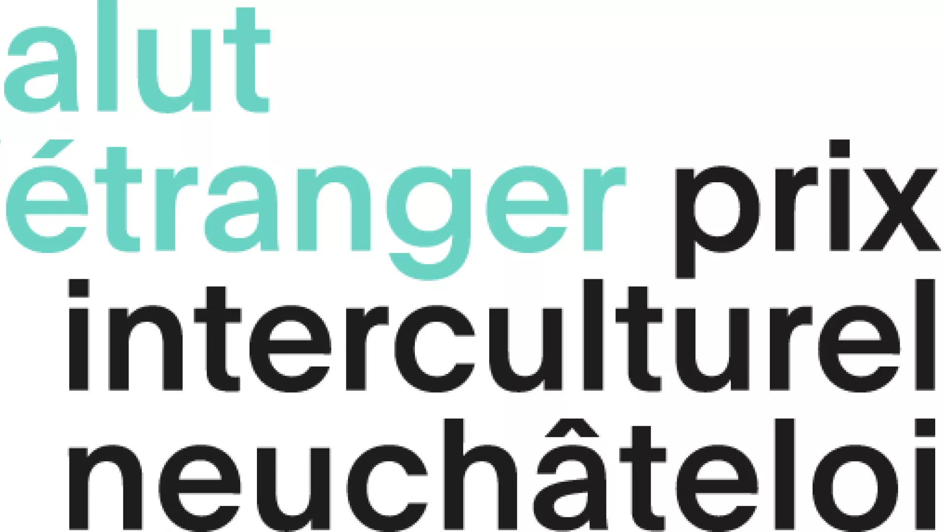 Logo du prix interculturel neuchâtelois "Salut l'étranger"