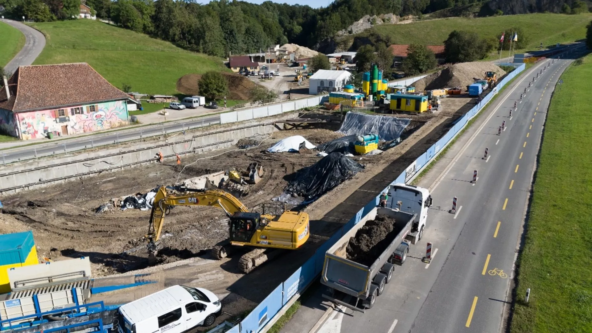 Travaux sur le site pollué de CISA à La Chaux-de-Fonds