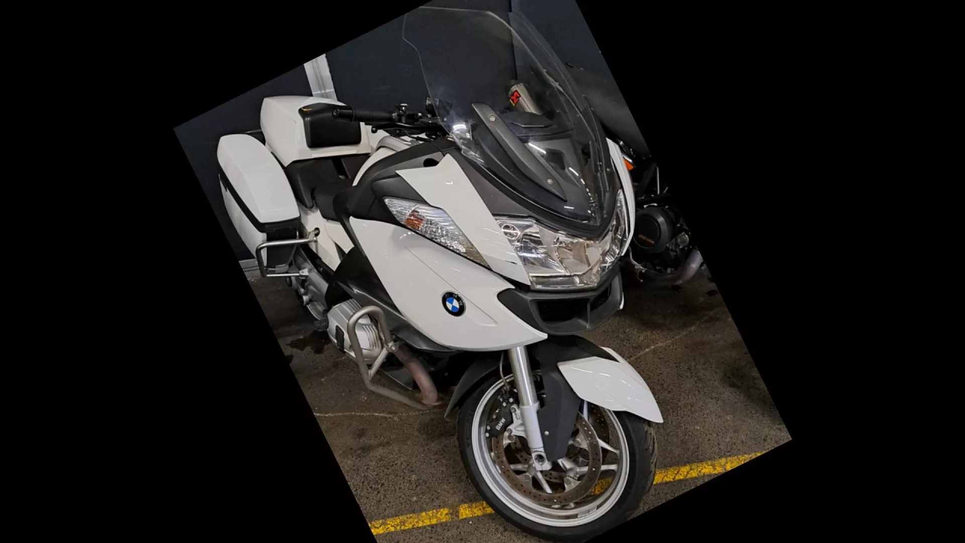BMW 1200 RT blanche