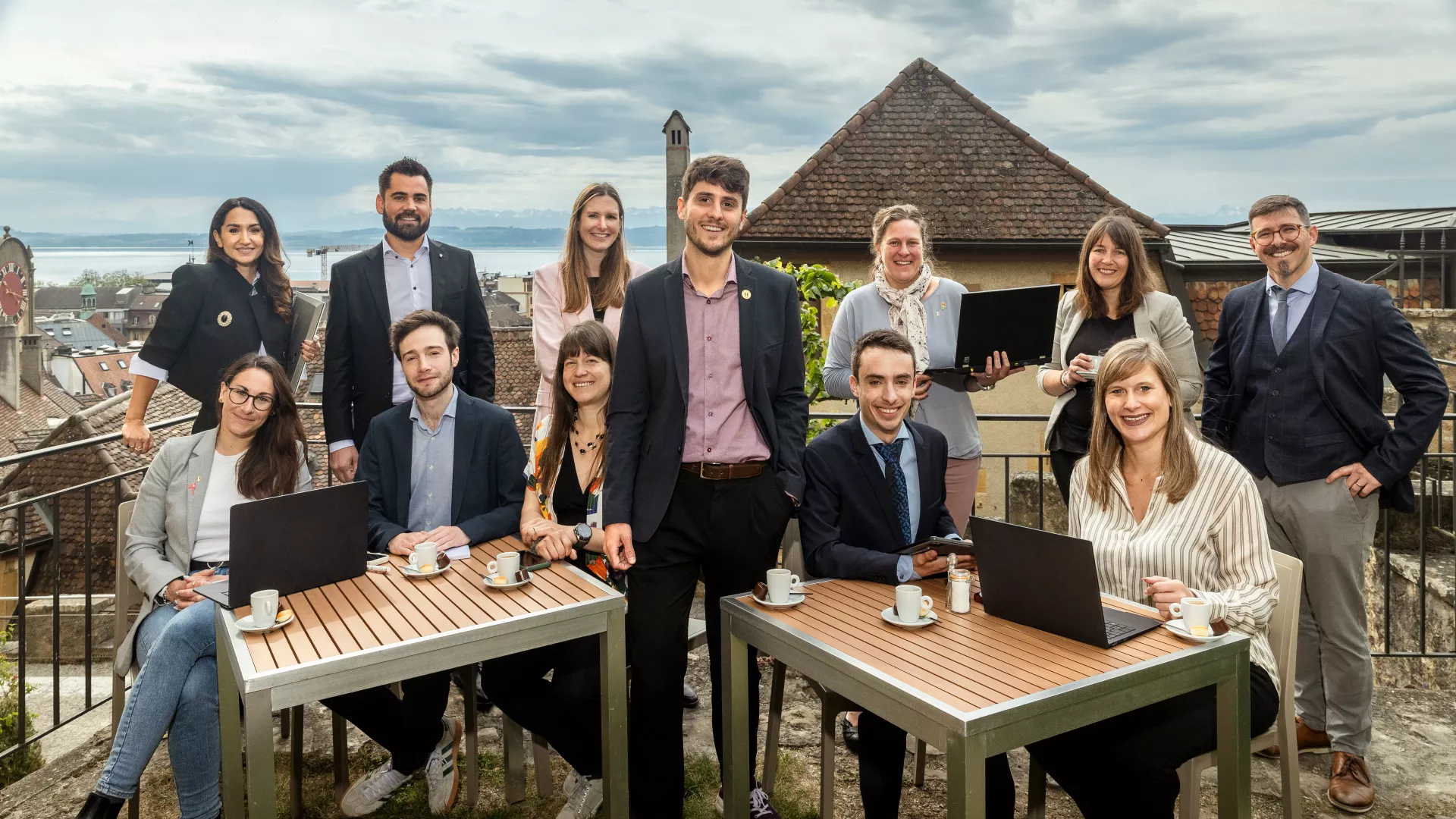 Photo des membres du bureau du Grand Conseil 2026-2027