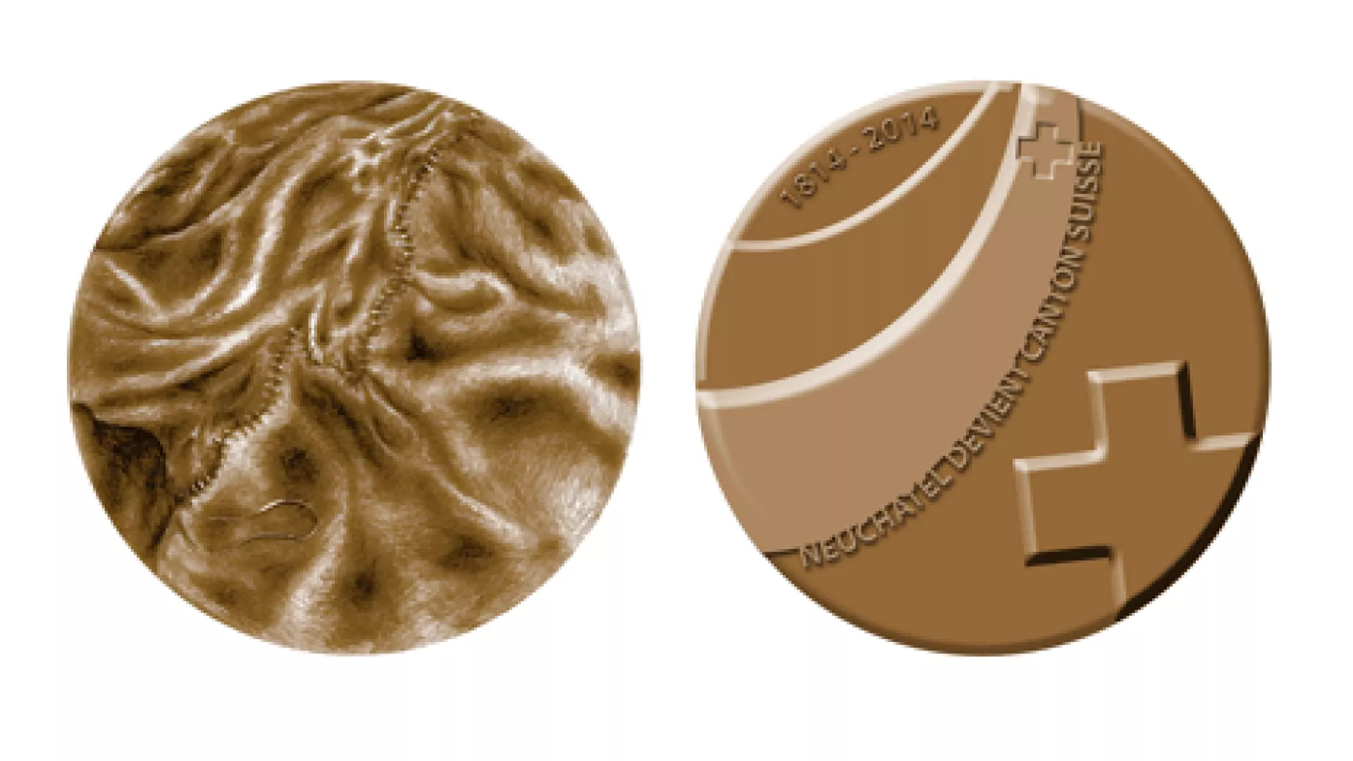 Une médaille en bronze pour commémorer le Bicentenaire