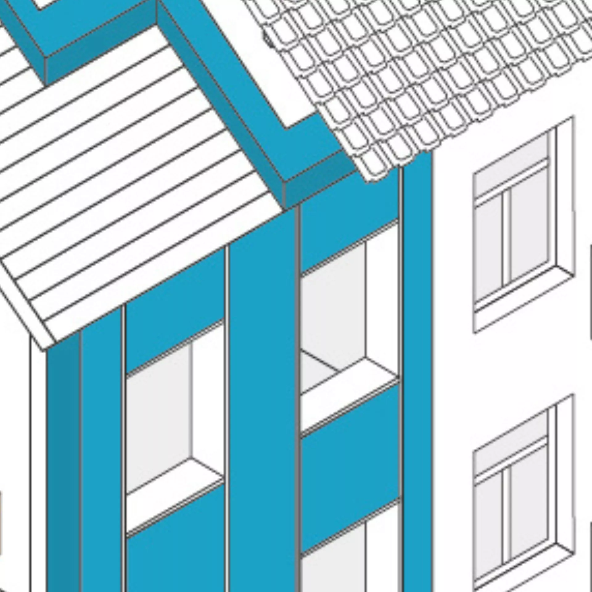 Illustration schématique isolation